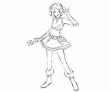 Coloring Pages Meiko Miku Hatsune Vocaloid Project Carmen Sandiego Popular Profil Action Template sketch template