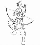 Hawkeye Archer Lego Coloringpages sketch template