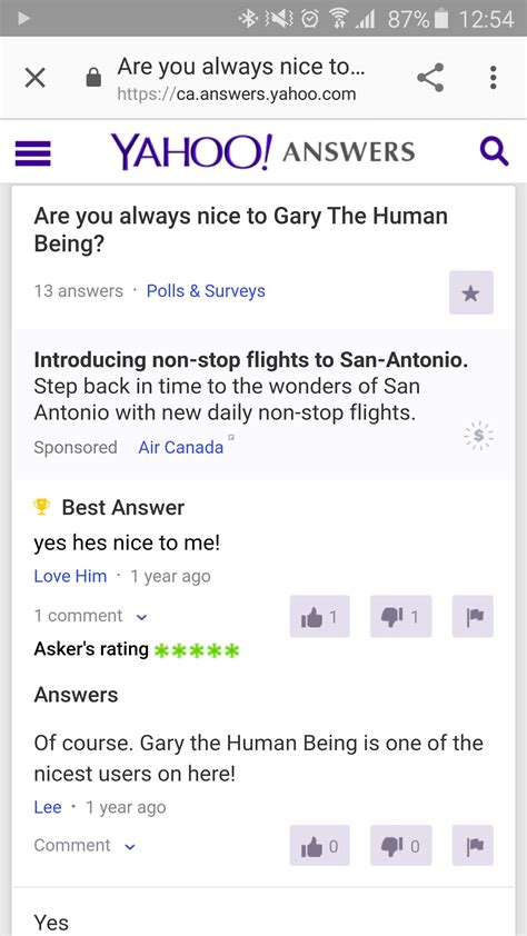 report     guy gary  human beings questions  yahoo answers