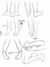 Anime Feet Drawing Reference sketch template