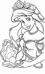 Sirenetta Arielle Disegni Sirene Sirenita Perla Coloring Dibujos Ausmalen Coloriages Walt Princesa Sereia Pequena Princesas Prinzessin Ausdrucken Dessins Animes Kostenlos sketch template