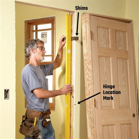 tips  hanging doors drywall installation installing exterior door