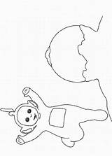 Teletubbies Coloring Pages Laa Book Drawings Info Last Allkidsnetwork sketch template