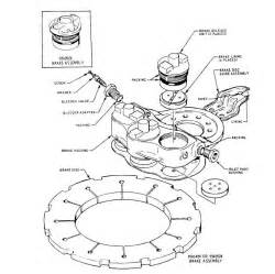 single disc brake repair  parts replacement diagram