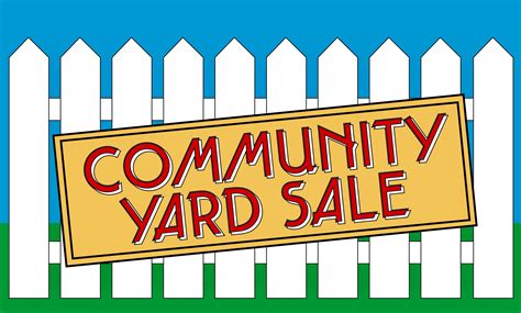 community yard sale images    clipartmag