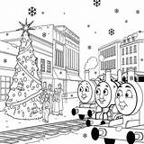 Thomas Coloring Train Pages Printable Print Christmas Toddlers Colouring Kids Birthday Friends Trains Library A4 Choose Board Comments sketch template