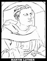 Luther Reformation Martin Sketchite sketch template