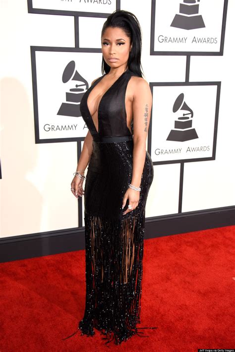 Nicki Minaj S Grammys 2015 Dress Turns Up The Heat