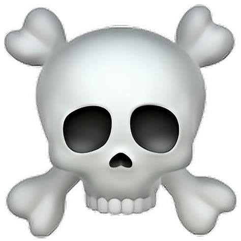 skull emoji isolated anatomy bone eerie frame png pngwiz images
