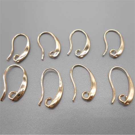 pcs wholesale lot gold jewelry findings rose gold earring pinch hooks