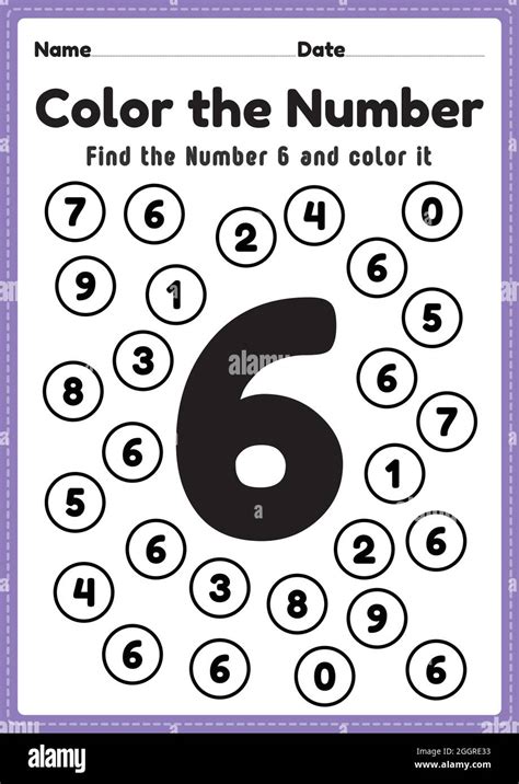 maths worksheet  nursery number  coloring maths activities