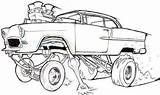 Colouring Drawings Gasser Drawing Rods Buggy Dune Kombi sketch template