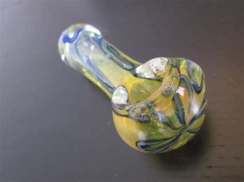 New Blue Mix Glass Smoking Pipe For Weed Use Free Shipping