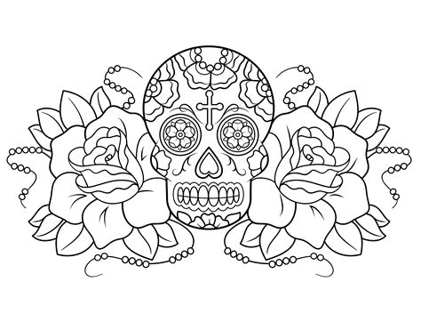 day   dead altar coloring pages