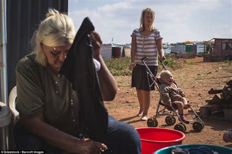 the white ghettos that blight south africa daily mail online