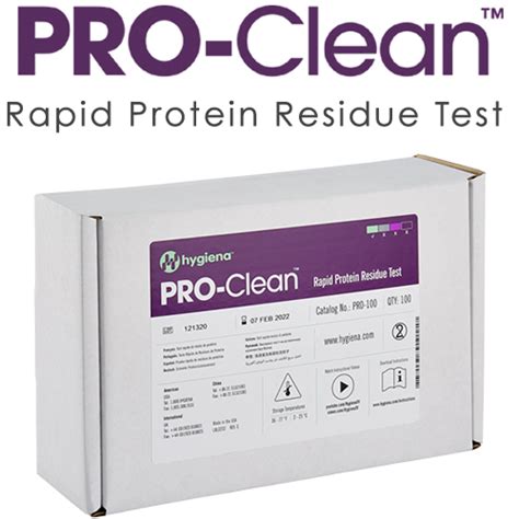 pro clean rapid protein residue test emport llc