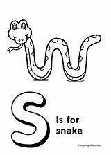 Snake Letters Preschool Printables 4kids Alfabeto Blogx Gackt sketch template