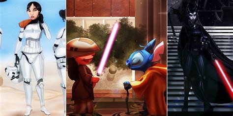 disney animation meets star wars in these incredible illustrations for the win zimbio