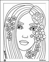 Coloring Pages Blank Template Colouring Book Adult Sheets Templates Books Printing Drawings sketch template