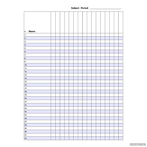 printable grade sheet  students gridgitcom