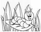 Coloring Insects Pages Kids Simple Children sketch template