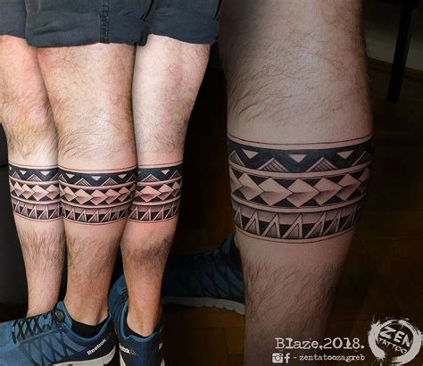 Polynesian Leg Band Zentattoozagreb Leg