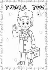 Colouring Nhs Coloring Pages Sheets Nurses Doctors Nurse Kids Printable Color Worksheets Choose Board Crafts Drawing sketch template