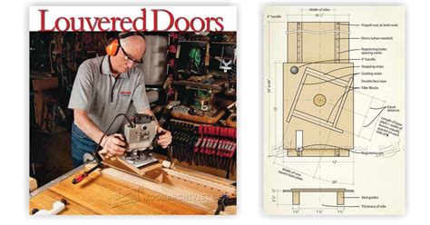 making louvered doors woodarchivist