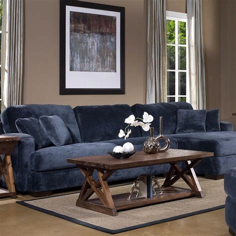 navy blue couch living room