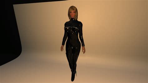 Catsuit Black Latex Cbbe Bodyslide Armor And Clothing Loverslab
