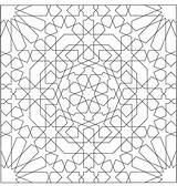 Circles Seamless Moroccan Pochoir Marocain Jumble Organic Islamique Paper Alhambra Hexagon Arabic Artistique Pochoirs Essayer Projets sketch template