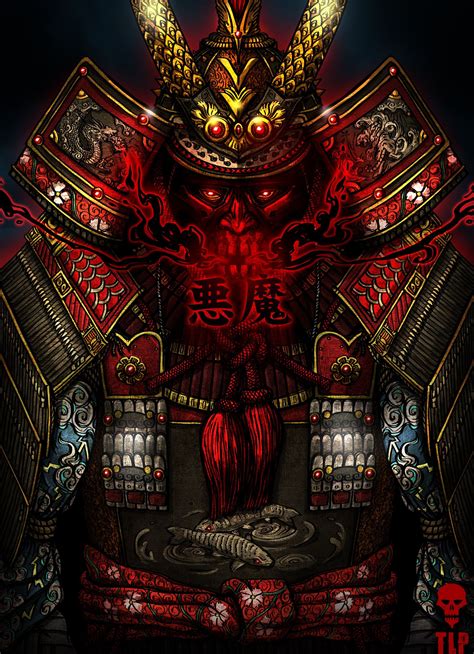 demon samurai armor samurai armor samurai artwork samurai art