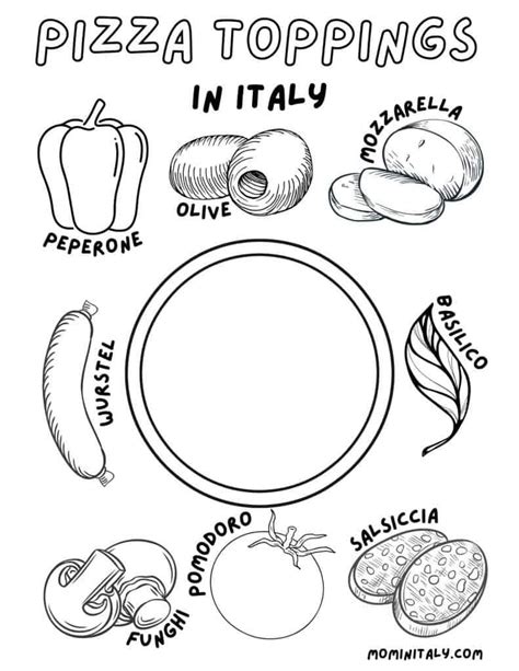 italian kids coloring pages