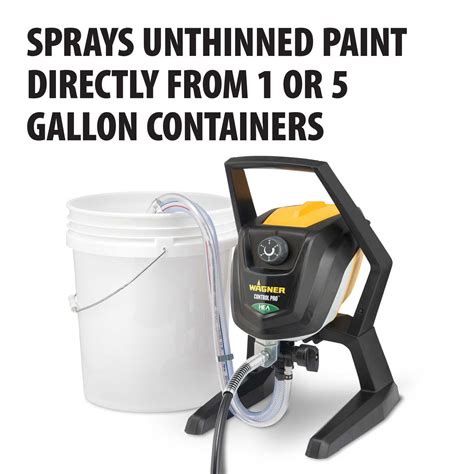 wagner control pro   psi plastic airless paint sprayer ace hardware