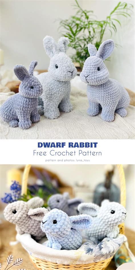 bunny  crochet patterns diy crochet projects crochet