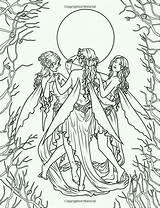 Mystical Fenech Selina Elves Mythical Colouring Fairies Myth Elfen Erwachsene Feen Ausmalen Zum Mermaids Dragons Everfreecoloring Zeichnen Enchanted Visiter Drucke sketch template