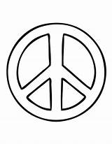 Peace Sign Coloring Printable Pages Clipart Signs Go Stencils Cliparts Small Clip Blank Template Stencil Library Drawing Print Sighn Clipartbest sketch template