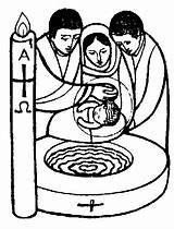 Baptism Battesimo Sacraments Catholic Batismo Disegni Religioso Clipartmag Sacramento Pastoral Relacionada sketch template
