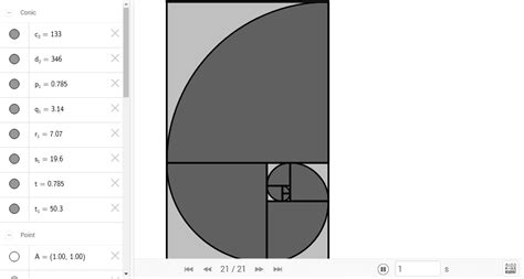 fibonaccispirale geogebra