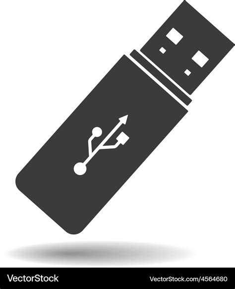 flash drive usb icon royalty  vector image