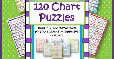 classroom freebies  chart puzzles