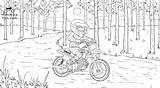 Bike Pw50 Dirtbikes Peewee sketch template