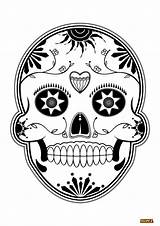 Caveira Caveiras Pirata Sponsored Coloringcity sketch template