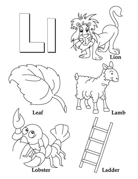 letter  coloring pages opl