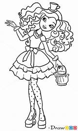 Madeline Hatter Ever After High Getdrawings Coloring Pages sketch template
