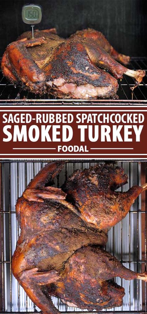 Sage Rubbed Spatchcocked Smoked Turkey Foodal