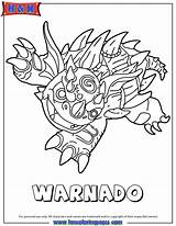 Skylanders Warnado Spyros Series2 sketch template