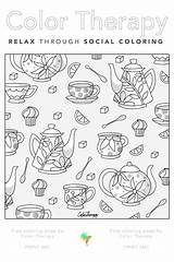 Therapy Coloring Color sketch template