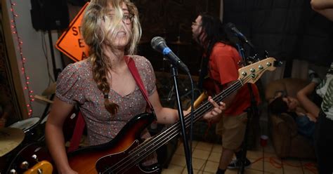 female bassist suddenly realizes love song