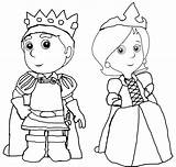 Principe Principessa Principesse Stampare Disegnidacolorareonline sketch template